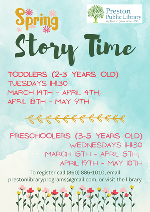 Spring Story Time fo